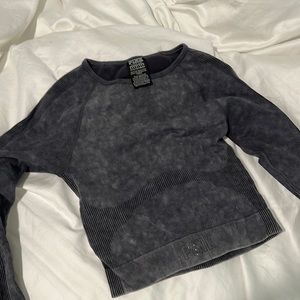 pink seamless work out top